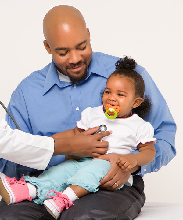 Man holding child